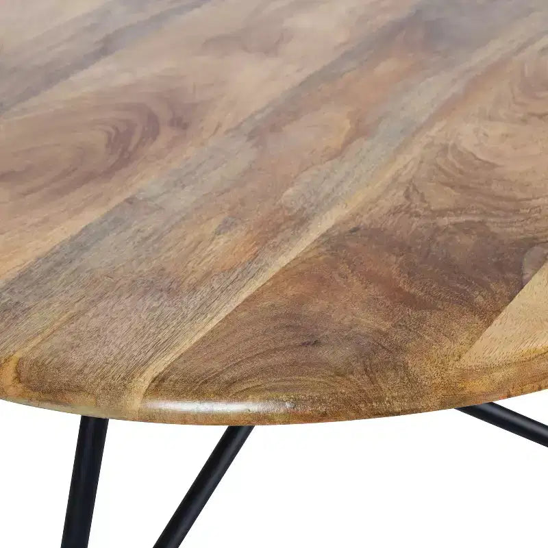 Table basse ronde en bois