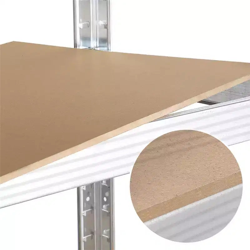 Lot de 2 étagères de rangement métalliques à 5 niveaux, réglables